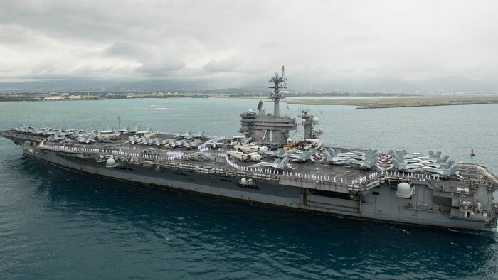 Mỹ loại khả năng ổ dịch Covid-19 trên tàu sân bay USS Theodore Roosevelt liên quan đến Việt Nam
