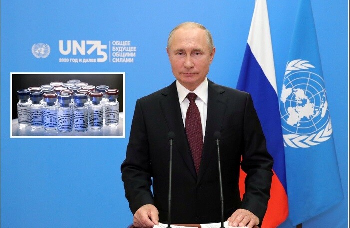 Ông Putin đề nghị cấp vaccine ngừa Covid-19 miễn phí cho Liên hợp quốc