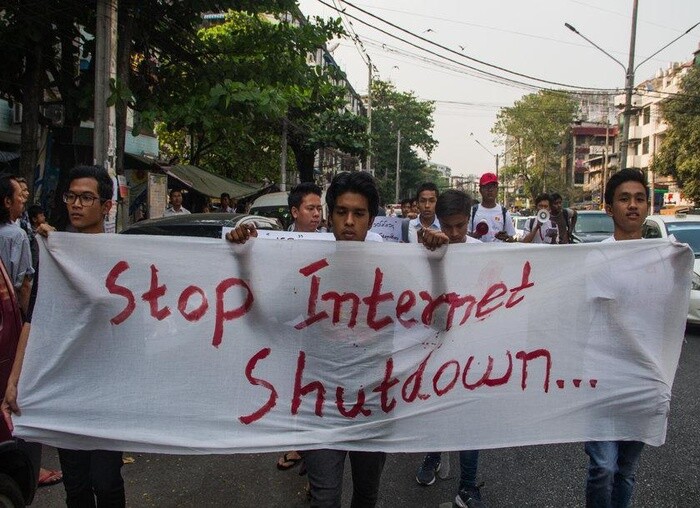 Myanmar: Internet bị ngắt diện rộng, chỉ dùng được trong giao dịch ngân hàng