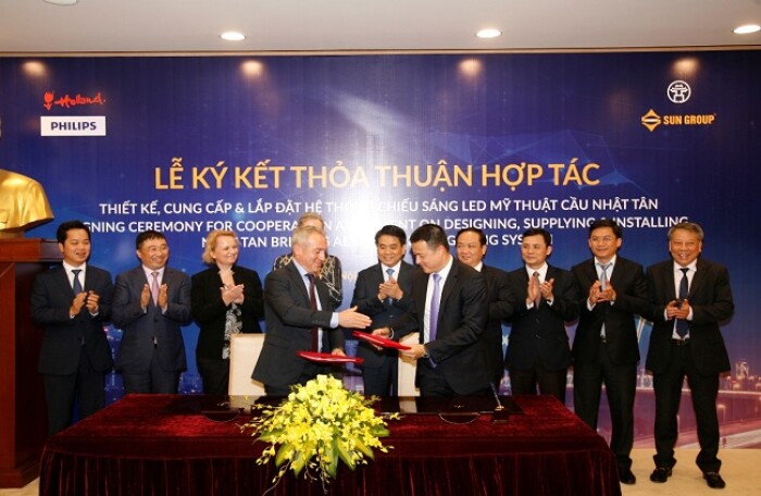 Sun Group bắt tay Philips Lighting tài trợ thiết bị chiếu sáng cho Hà Nội