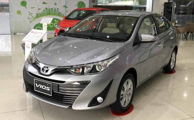 fordbienhoa-dongnai.com - Top 10 mẫu xe bán chạy tháng 12/2019: Toyota Vios: Doanh số 3.172 chiếc