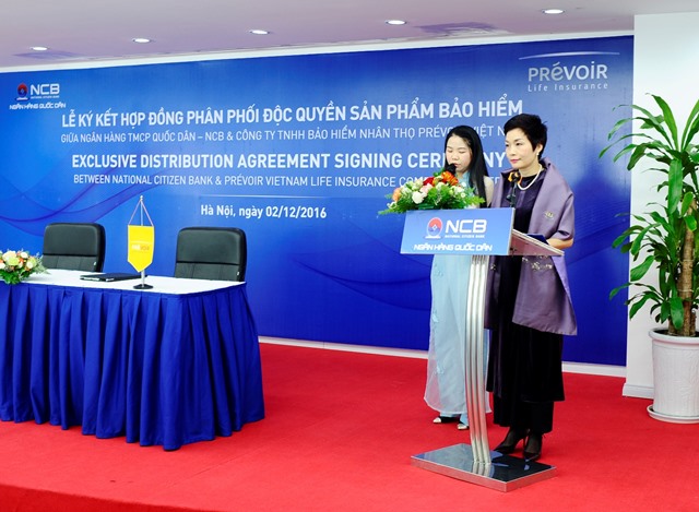 Bà Trần Hải Anh Phó Chủ tịch NCB