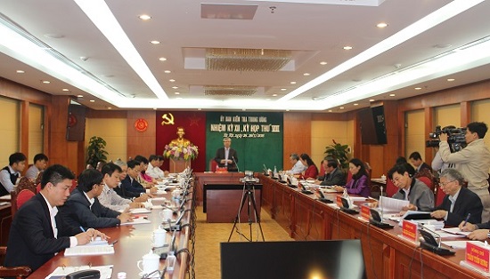 Kỳ họp thứ 8 của Ủy ban Kiểm tra Trung ương xem xét kỷ luật các cán bộ liên quan đến Trịnh Xuân Thanh