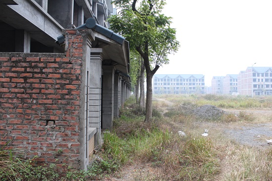 Cận cảnh những dự án hoang tàn tại Hoài Đức Kim Chung Di Trạch 1