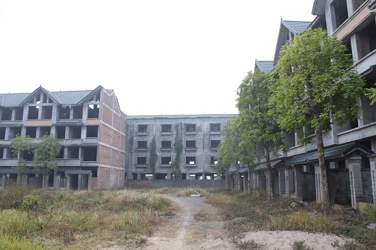 Cận cảnh những dự án hoang tàn tại Hoài Đức Kim Chung Di Trạch 2