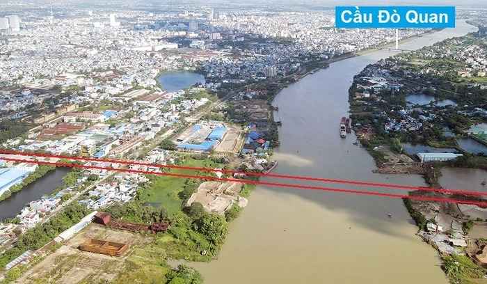 C&acirc;y cầu n&agrave;y nằm giữa cầu Đ&ograve; Quan v&agrave; cầu Nam Định.