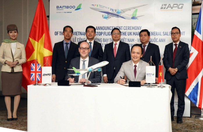 Sau Mỹ, Bamboo Airways tiếp tục công bố bay thẳng Việt - Anh