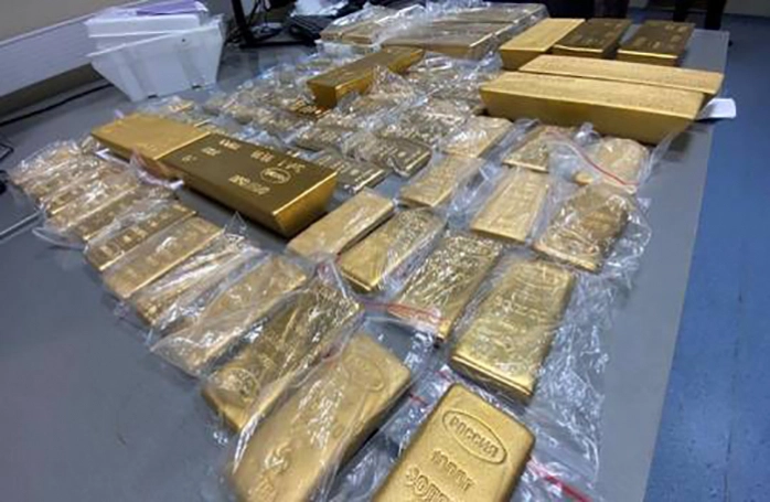 Nga chặn đứng vụ buôn lậu vàng quốc tế 13 triệu USD