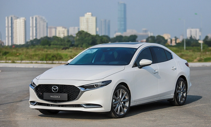 Doanh số bán xe tháng 1/2024 phân khúc sedan hạng C: Mazda 3 đứng đầu