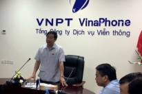 Bộ trưởng Nguyễn Bắc Son làm việc với ban lành đạo VNPT Vinaphone. Ảnh Vietnamnet