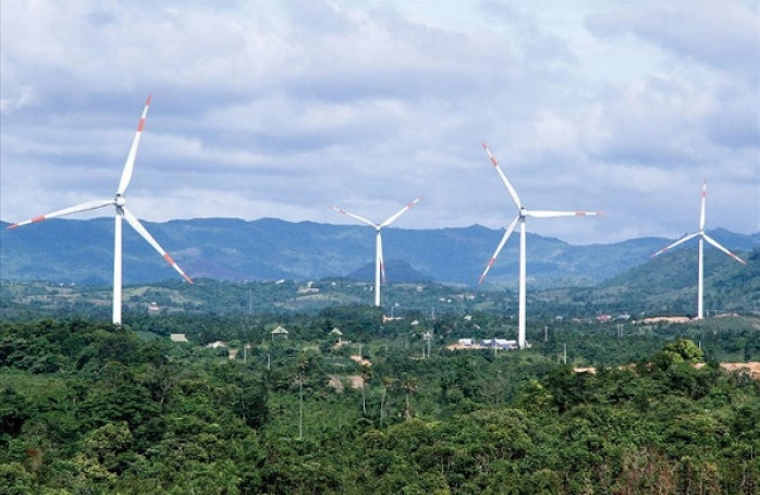 Singapore ’giants’ poured more than 2,200 billion to build two wind power plants in Dak Lak