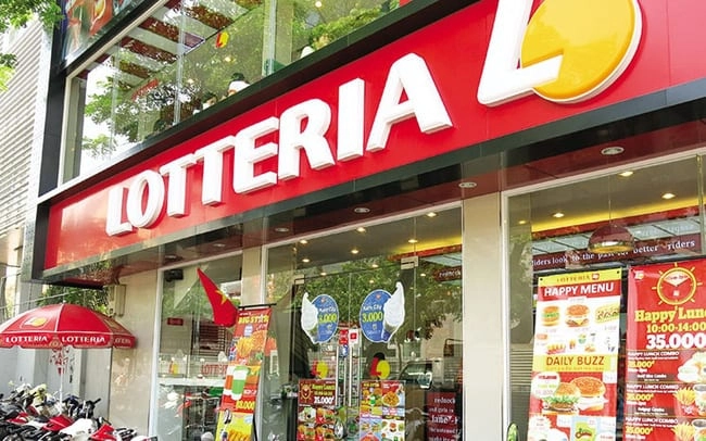Một cửa h&agrave;ng Lotteria tại Việt Nam