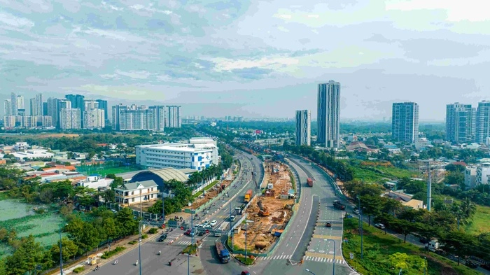 Toàn cảnh đại công trường An Phú: Nút giao thông 3 tầng, lớn nhất TP.HCM - Ảnh 2
