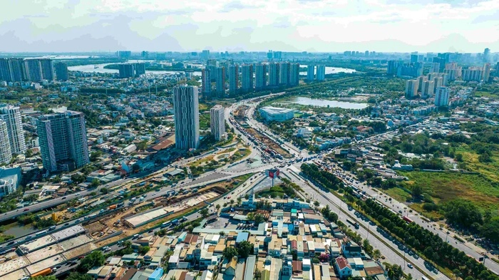 Toàn cảnh đại công trường An Phú: Nút giao thông 3 tầng, lớn nhất TP.HCM - Ảnh 11