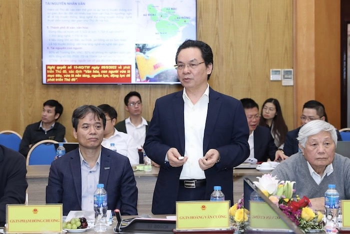 GS - TS Ho&agrave;ng Văn Cường, Ph&oacute; Hiệu trưởng Đại học Kinh tế quốc d&acirc;n H&agrave; Nội.