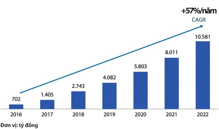 Tăng trưởng lợi nhuận h&agrave;ng năm (từ năm 2016-2022)