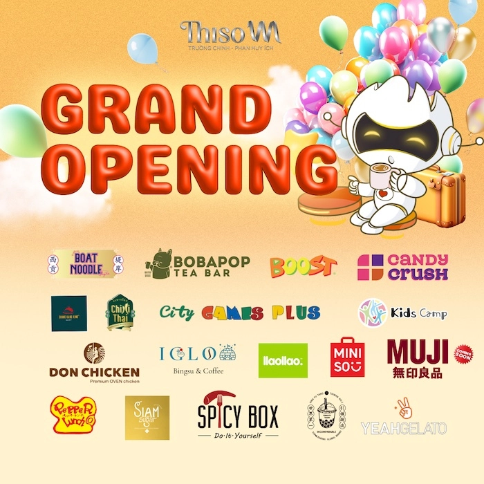 Nhiều thương hiệu gia nhập tại Thiso Mall Trường Chinh &ndash; Phan Huy &Iacute;ch