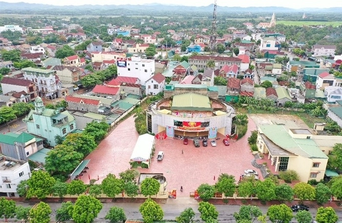 Một g&oacute;c Thị trấn Hương Kh&ecirc;.