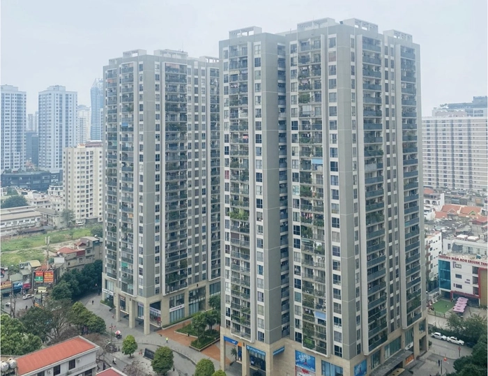 Một khu chung cư 5 năm tuổi ở Thanh Xu&acirc;n, H&agrave; Nội đang c&oacute; gi&aacute; chuyển nhượng thực tế 55 - 57 triệu đồng/m2